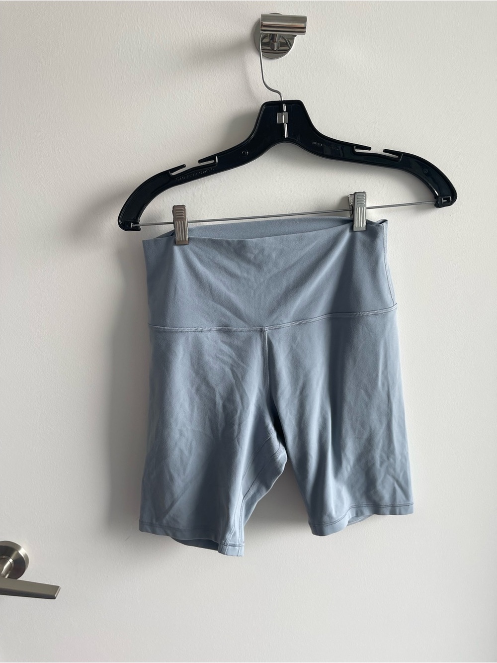 Lululemon High-Waist Women’s Bike Shorts - Light Blue